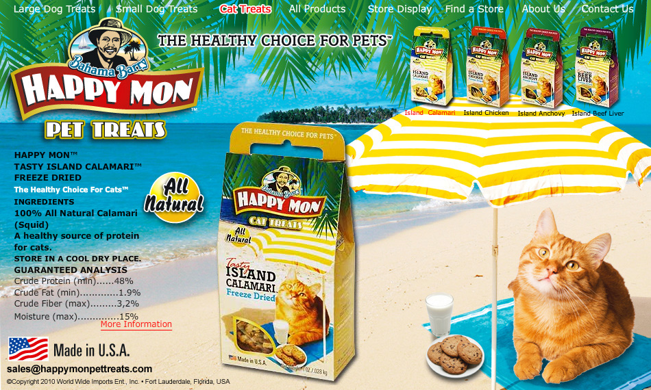 Bahama Barry™ Happy Mon Pet Treats™