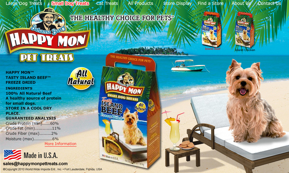 Bahama Barry™ Happy Mon Pet Treats™